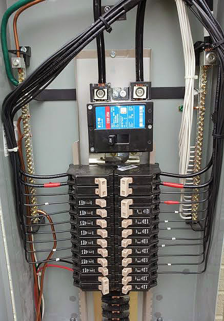 Replacement of Old Breaker Panel | Plano circuit diagram of house wiring 